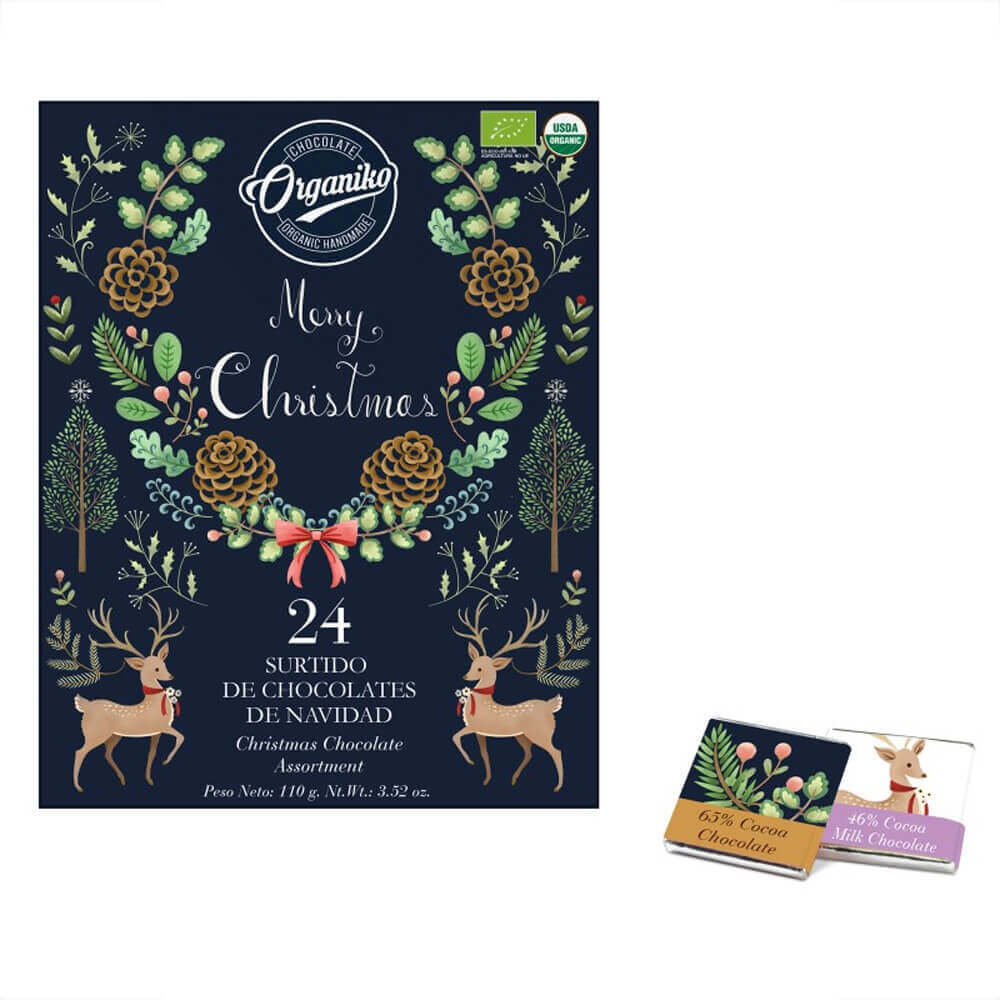 Chocolate Organiko Christmas Chocolate Assortment 110g